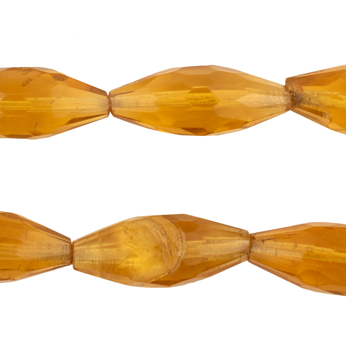 Rare Jumbo Amber Antique Russian Blue Trade Beads