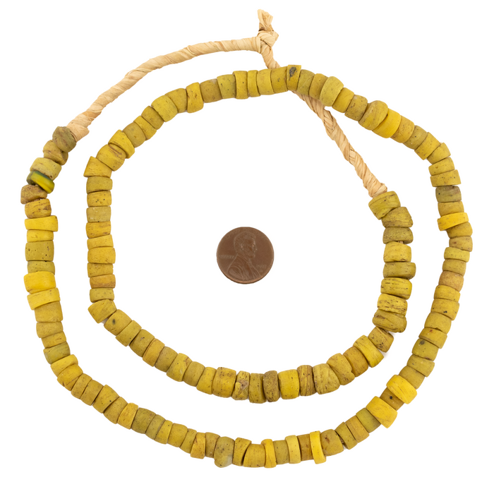 Yellow Hebron Kano Beads (Small)