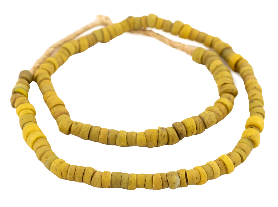 Yellow Hebron Kano Beads (Small)