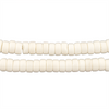 White Bone Rondelle Beads (7mm)