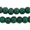 Serpentine Green Moroccan Pottery Beads (Round -11mm)