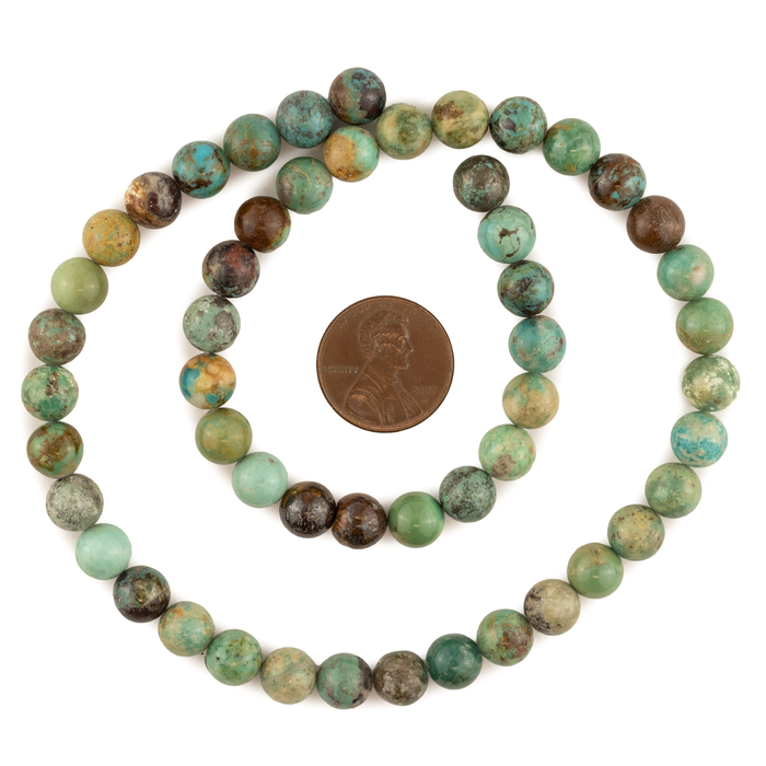 Round Turquoise Beads (8mm)