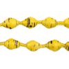 Yellow Speckle Recycled Paper Beads from Uganda