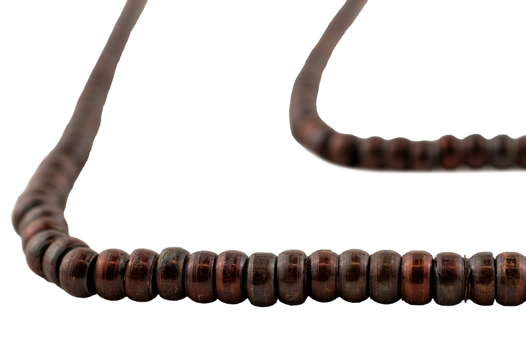 Antiqued Copper Rondelle Ring Beads (5mm)