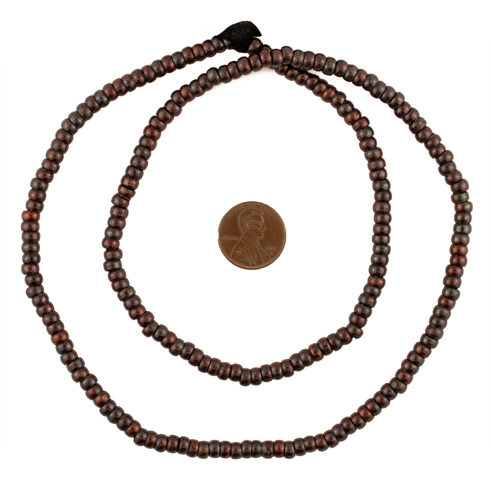 Antiqued Copper Rondelle Ring Beads (5mm)
