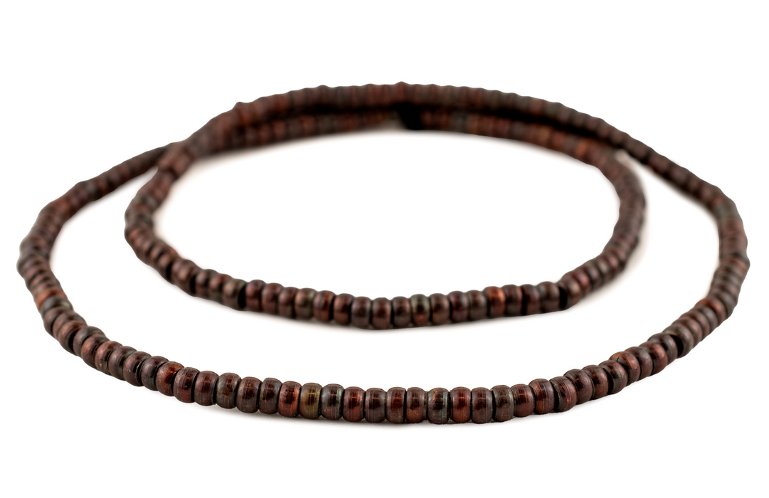 Antiqued Copper Rondelle Ring Beads (5mm)
