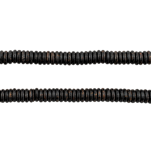 Smooth Midnight Copper Heishi Beads (5mm)