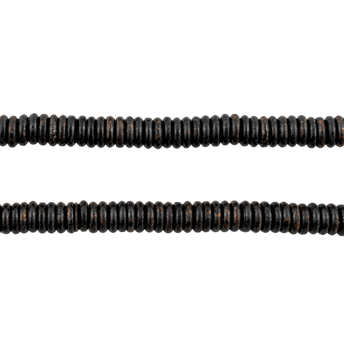 Smooth Midnight Copper Heishi Beads (5mm)
