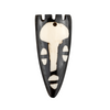 Crowned Mask Batik Bone Pendant (Small)