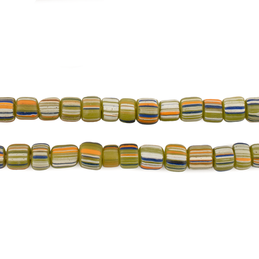 Olive Carnival Java Gooseberry Beads