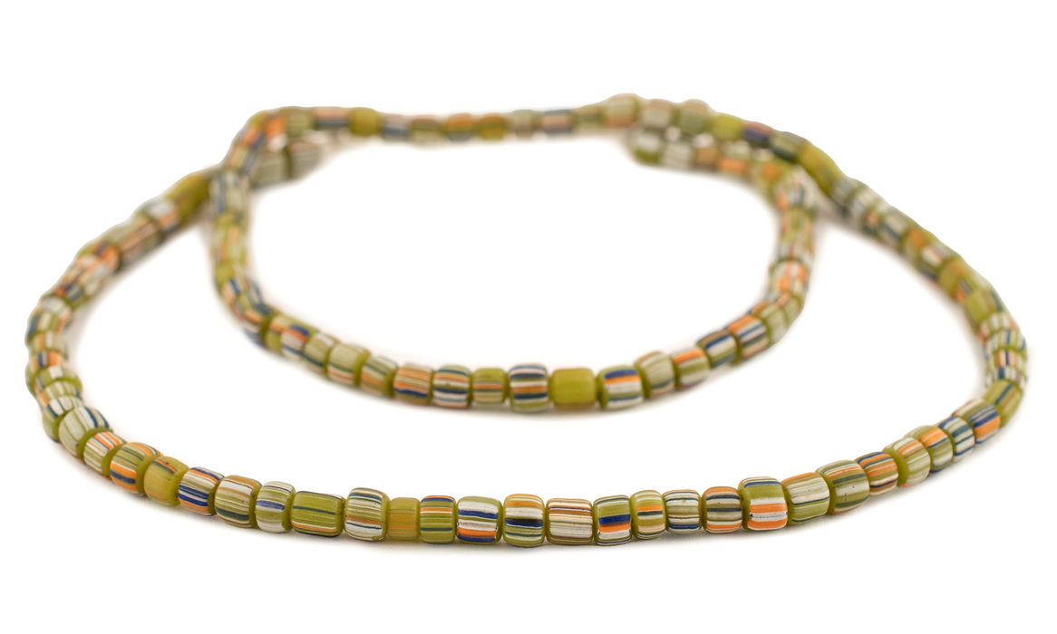 Olive Carnival Java Gooseberry Beads
