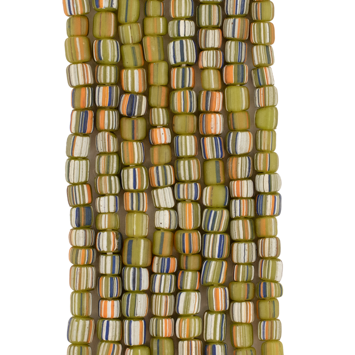 Olive Carnival Java Gooseberry Beads
