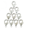 Silver Lobster Clasps (19mm, Set of 10)