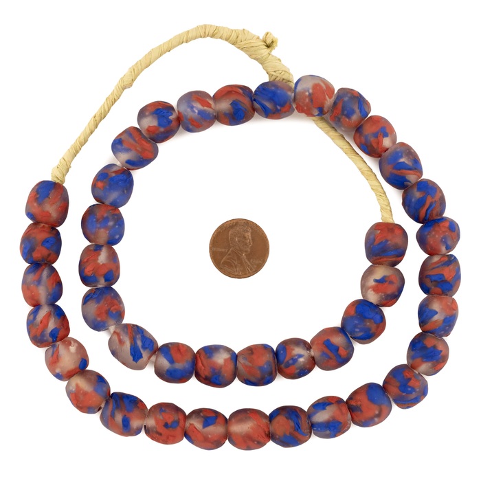 American Fused Recycled Glass Beads (14mm)