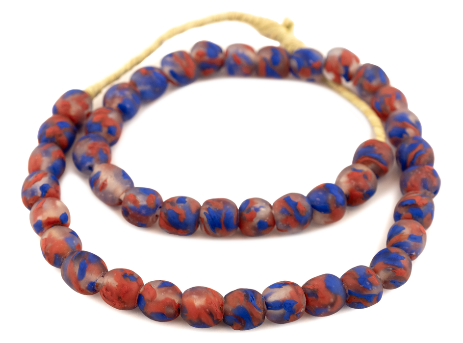 American Fused Recycled Glass Beads (14mm)