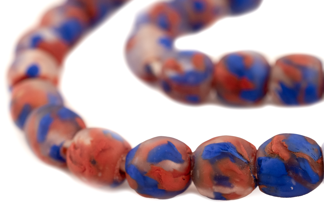 American Fused Recycled Glass Beads (14mm)