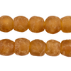 Crackled Orange Recycled Glass Beads (14mm)