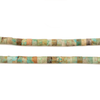 Green Cylindrical Turquoise Beads (4mm)