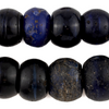 Antique Ethiopian Transparent Blue Opate Trade Beads