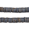 Purplish Grey Bone Button Beads (10mm)