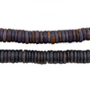 Purplish Grey Bone Button Beads (8mm)