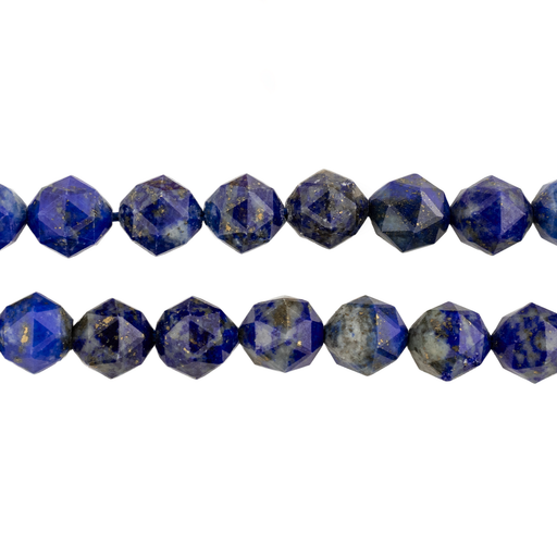 Faceted Lapis Lazuli Beads (8mm, 7" strand)
