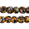 Brown Medley Fused Recycled Glass Beads (14mm)