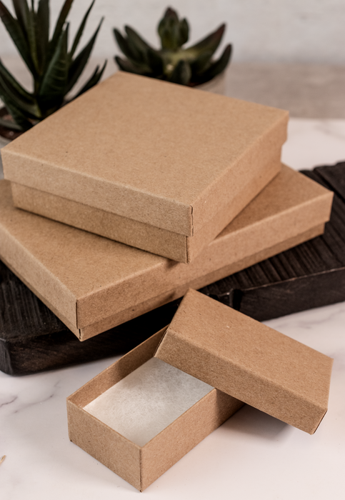 Natural Jewelry Box, 2.5 x 1.5 x 7/8"