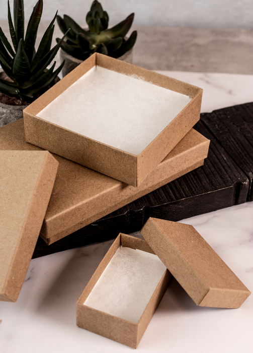 Natural Jewelry Box, 2.5 x 1.5 x 7/8"