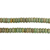 Green Turquoise Rondelle Beads (6mm)