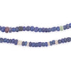 Blue & White Ancient Djenne Nila Glass Beads #10165
