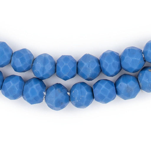 Rare Multifaceted Russian Blue Beads