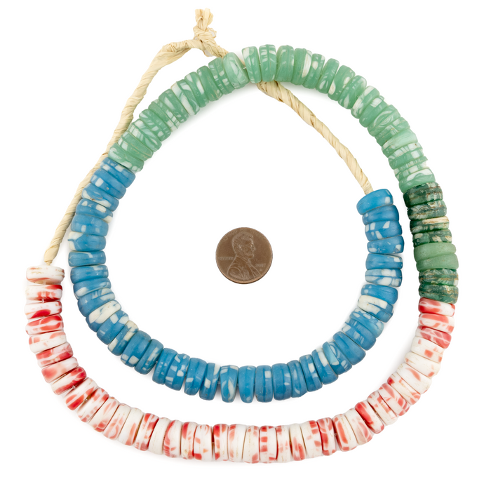 Vintage Kakamba Prosser Beads (12mm) #16986