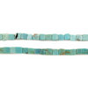 Aqua Blue Turquoise Stone Cube Beads (4mm)