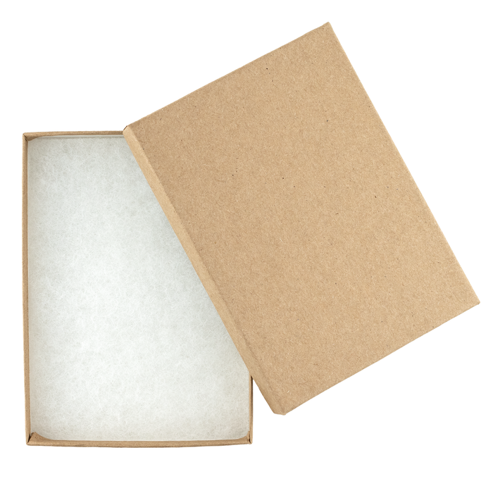 Natural Jewelry Box, 5.25 x 3.75 x 7/8"