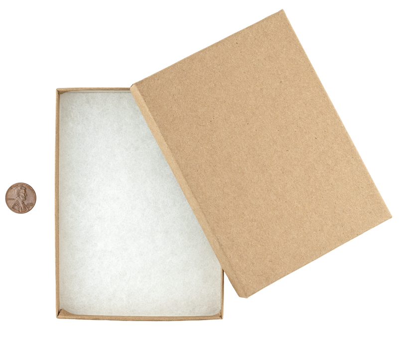 Natural Jewelry Box, 5.25 x 3.75 x 7/8"