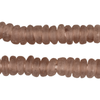 Light Purple Rondelle Recycled Glass Beads
