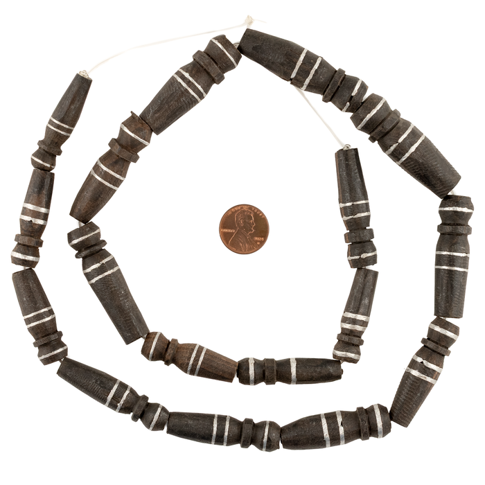 Ebony Mali Prayer Beads (Elongated)