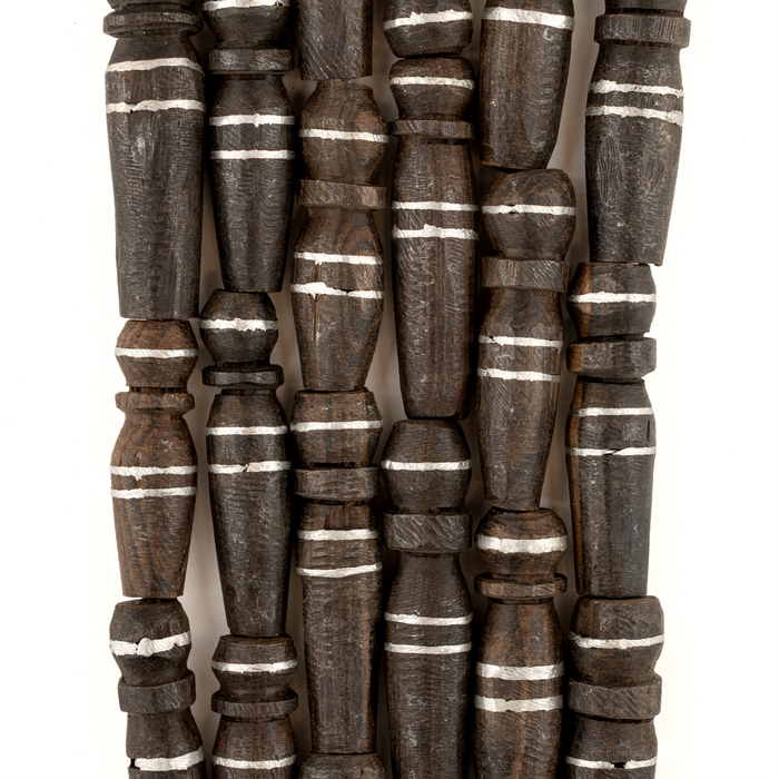 Ebony Mali Prayer Beads (Elongated)