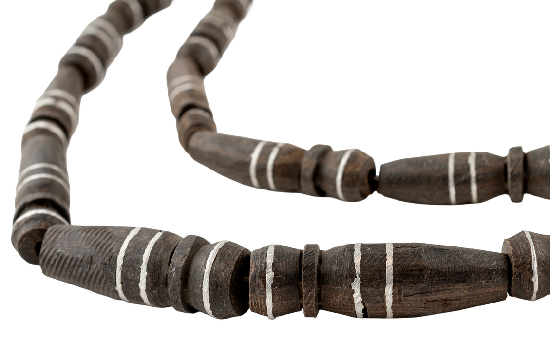 Ebony Mali Prayer Beads (Elongated)
