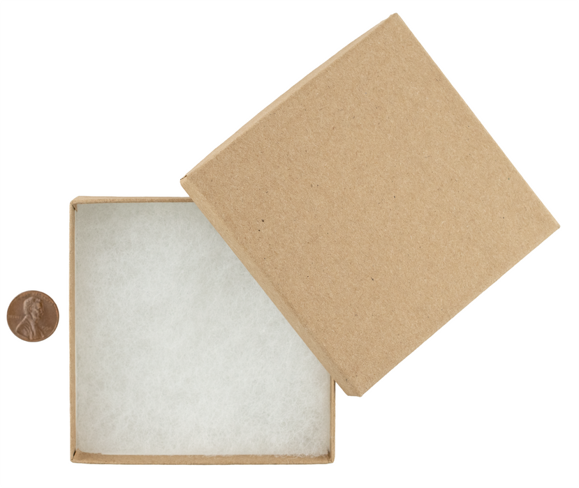 Natural Jewelry Box, 3.5 x 3.5 x 1"