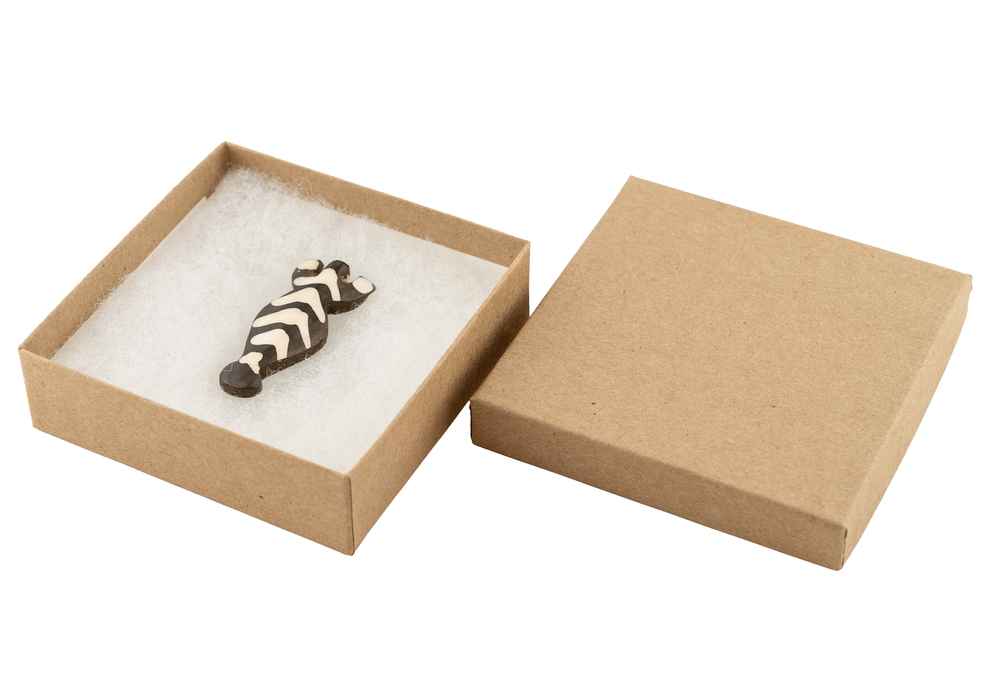 Natural Jewelry Box, 3.5 x 3.5 x 1"