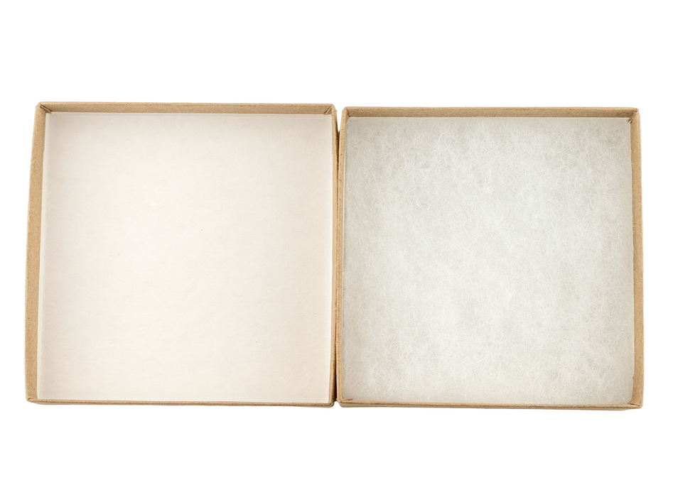 Natural Jewelry Box, 3.5 x 3.5 x 1"