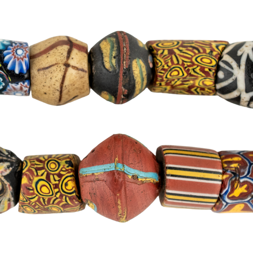 Jumbo Mixed Antique Venetian Trade Beads #17681