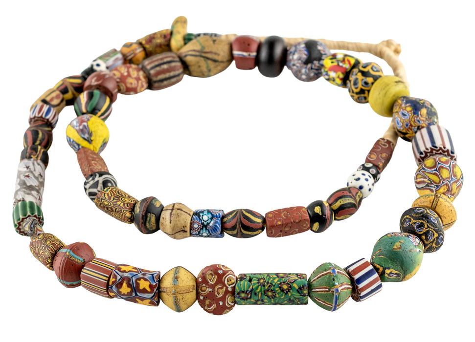 Jumbo Mixed Antique Venetian Trade Beads #17681