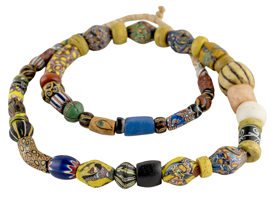 Jumbo Mixed Antique Venetian Trade Beads #17682
