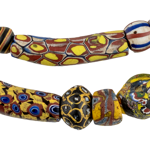 Jumbo Mixed Antique Venetian Trade Beads #17685
