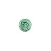 Round Carved Shou Design Turquoise Bead (Single Bead)