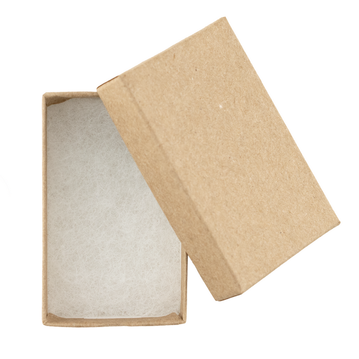 Natural Jewelry Box, 2.5 x 1.5 x 7/8"