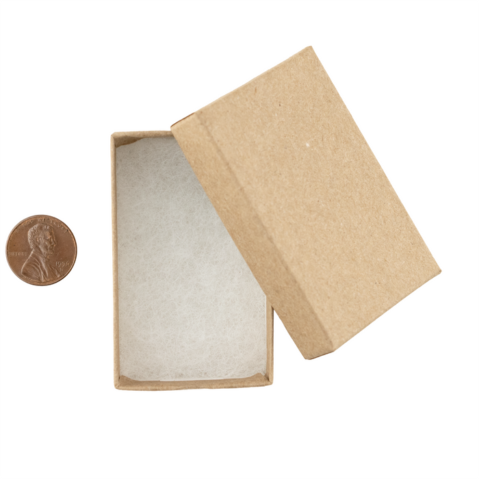 Natural Jewelry Box, 2.5 x 1.5 x 7/8"